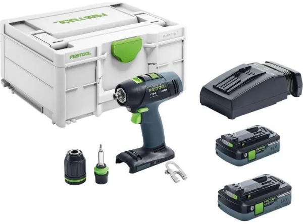 Festool Akku-porakone T 18+3 HPC 4.0 I-Plus Systainer3:ssa