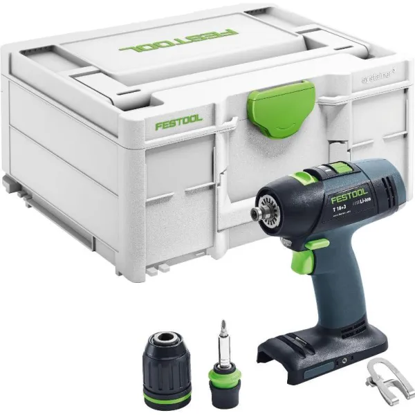 Festool Akkuporakone T 18+3-Basic Systainer3:ssa