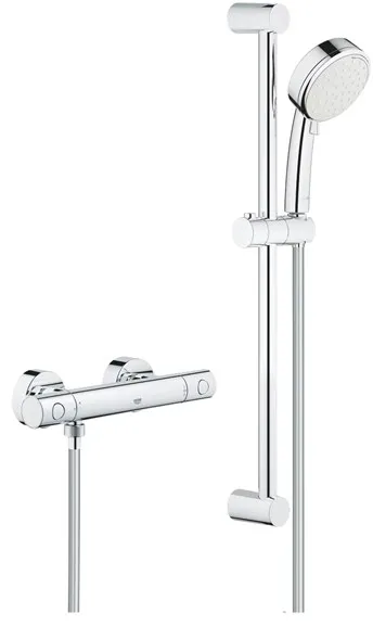 Grohe Tempesta Cosmopolitan 100 suihkusarja Grohtherm 800 Cosmopolitan -termostaattihanalla, kromi