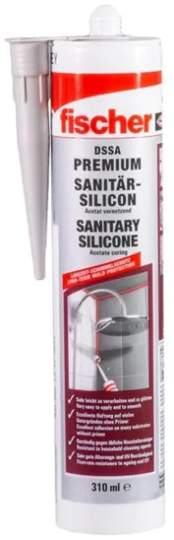 Fischer Saniteettisilikoni DSSA TP