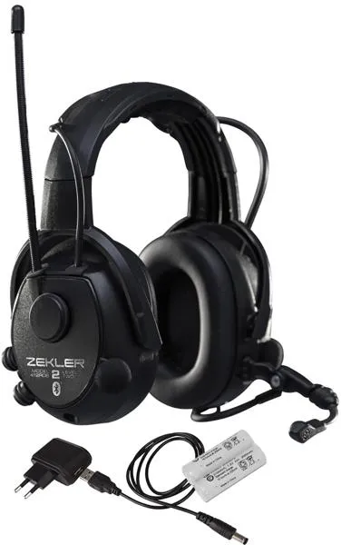 ZEKLER Kuulosuojain 412RDB sis. akku ja laturi
