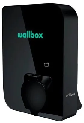 Wallbox Copper SB -latausasema Wi-Fi:llä 11 kW Tyyppi 1 ja 2, musta