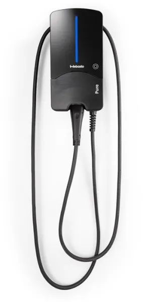 Webasto Pure Ladeboks 22 kW Type 2 Black Edition med 4.5 mtr. kabel - Integroitu tyyppi B vikavirtasuoja