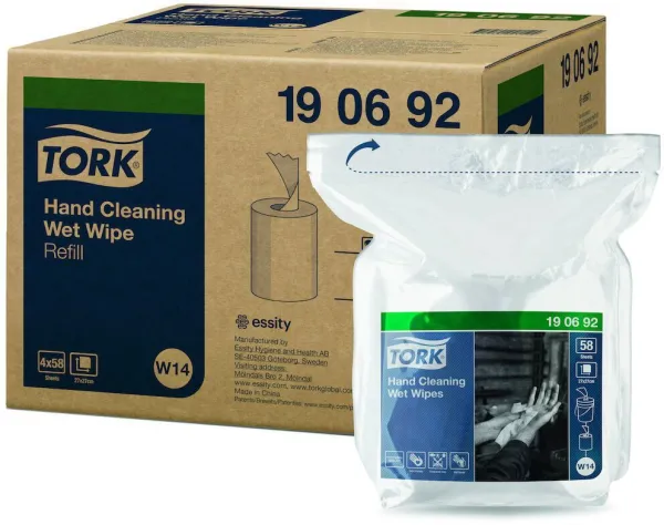 Tork Premium Wet Wipes täyttö käsille pk/58 arkkia