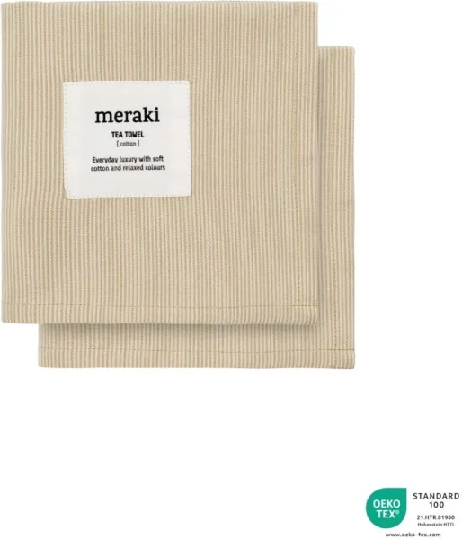 Keittiöpyyhe, Verum, Off white/safari